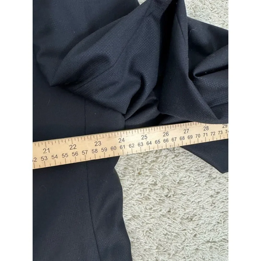 Cremieux Loro Piana Super 130's Wool Black Blazer‎ Sport coat Jacket Size 48L